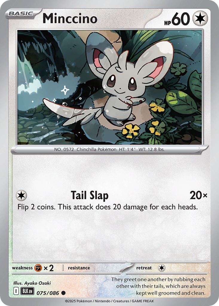 Minccino 75/86 Black Bolt