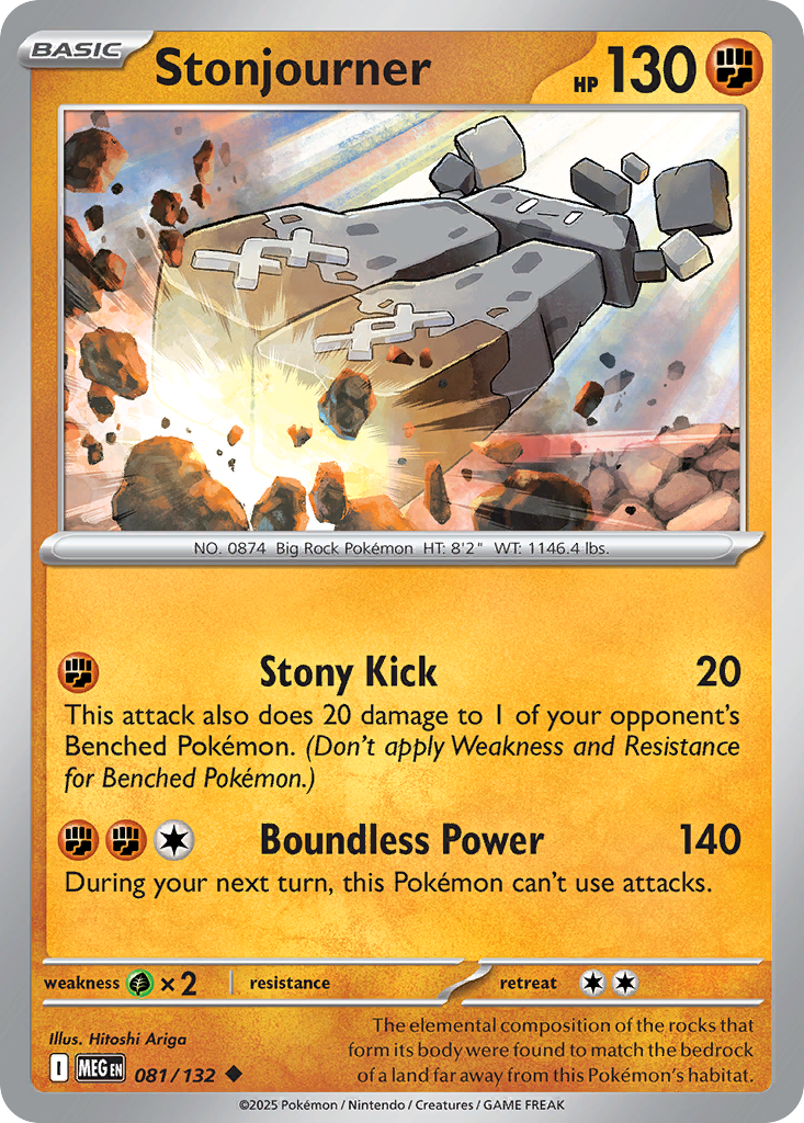 Stonjourner 81/132 Mega Evolution