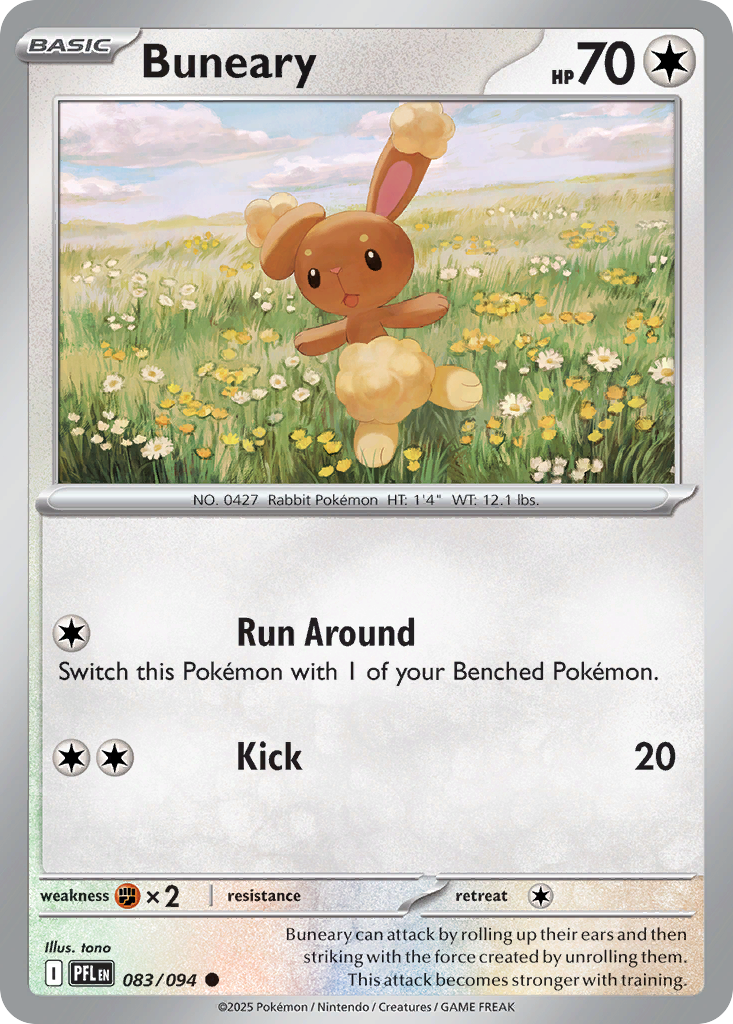 Buneary 83/94 Phantasmal Flames