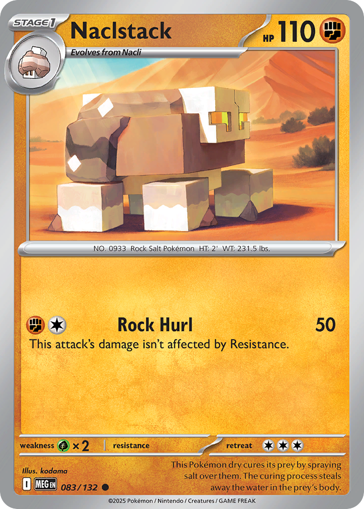 Naclstack 83/132 Mega Evolution