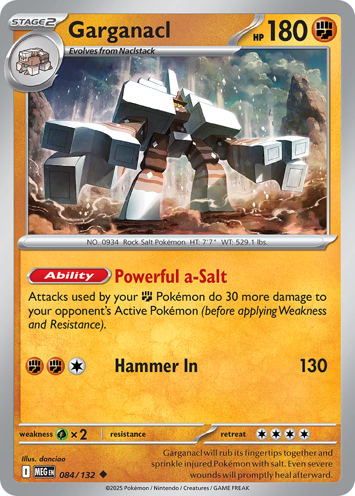 Garganacl 84/132 Mega Evolution