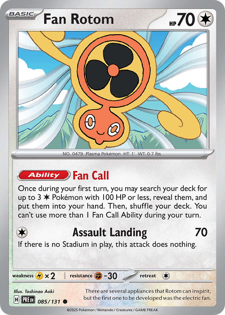 Fan Rotom 85/131 Prismatic Evolutions