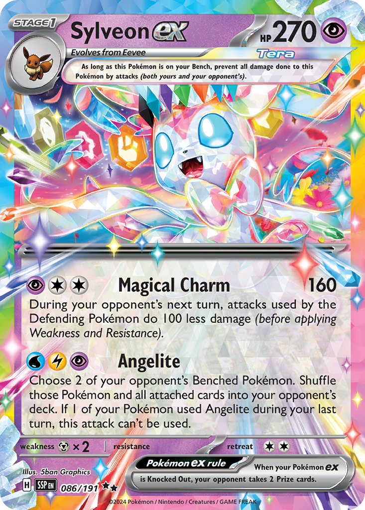 Sylveon ex 86/191 Surging Sparks