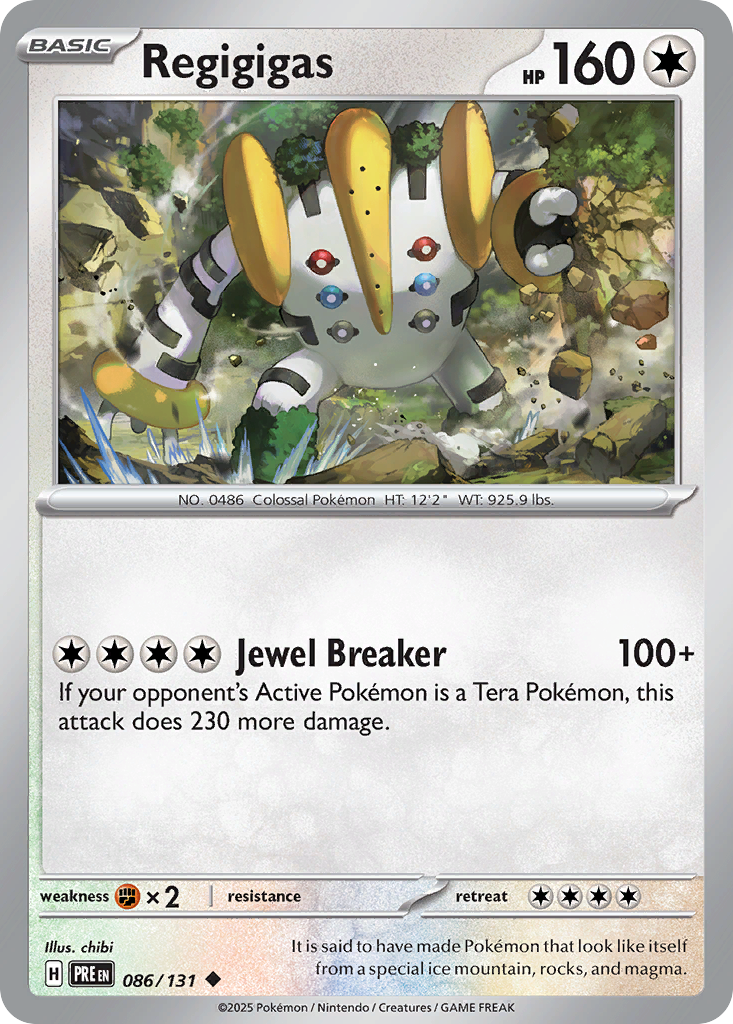 Regigigas 86/131 Prismatic Evolutions