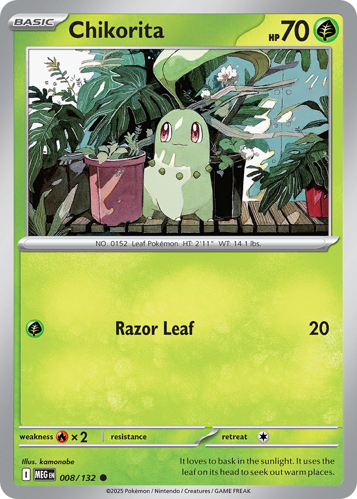 Chikorita 8/132 Mega Evolution