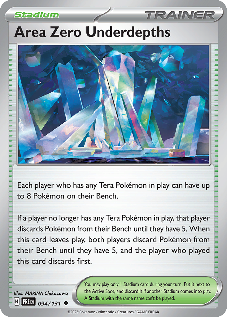 Area Zero Underdepths 94/131 Prismatic Evolutions