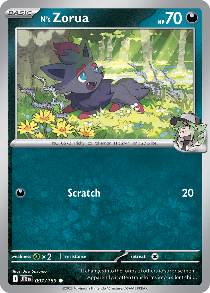 N's Zorua 97/159 Journey Together