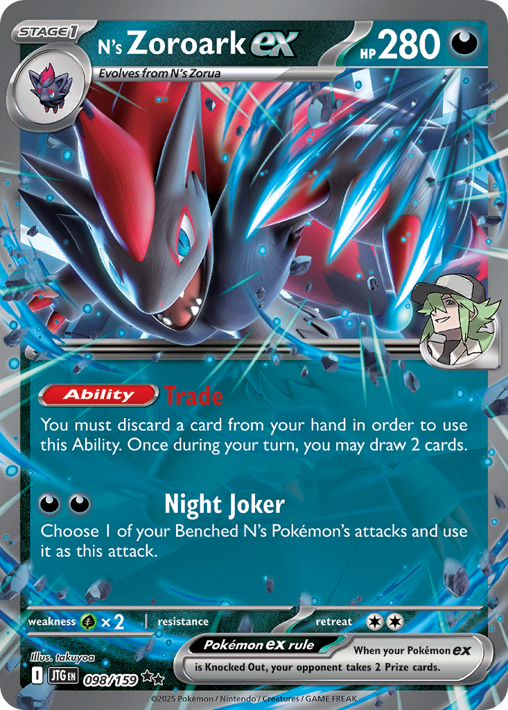 N's Zoroark ex 98/159 Journey Together
