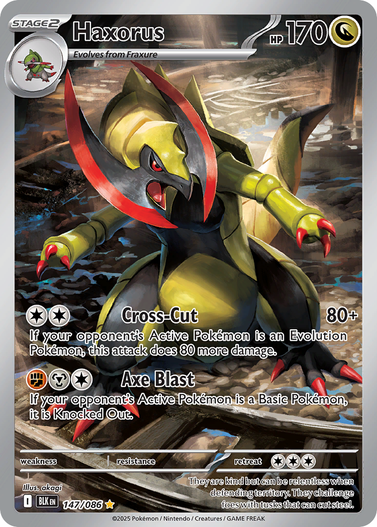 Haxorus 147/86 Black Bolt
