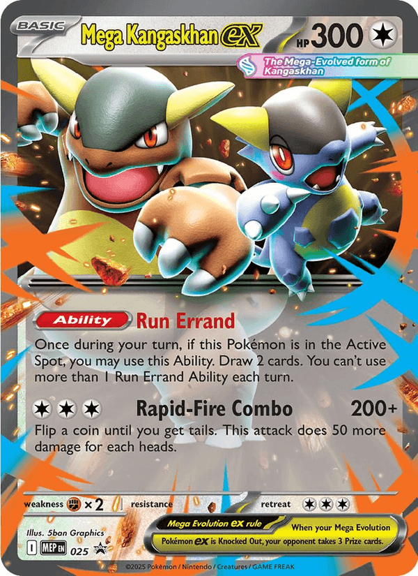 Mega Kangaskhan ex 25/89 Mega Evolution Promos