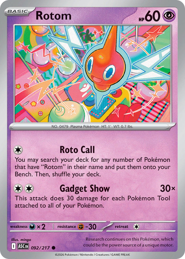 Rotom 92/217 Ascended Heroes