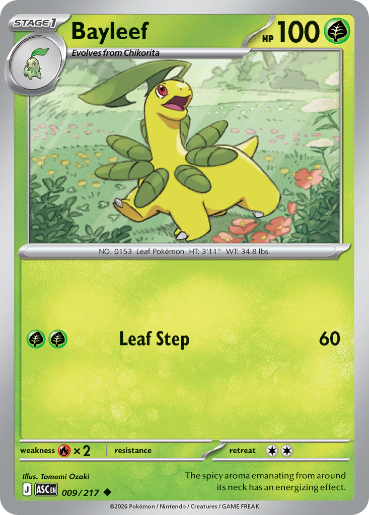 Bayleef 9/217 Ascended Heroes