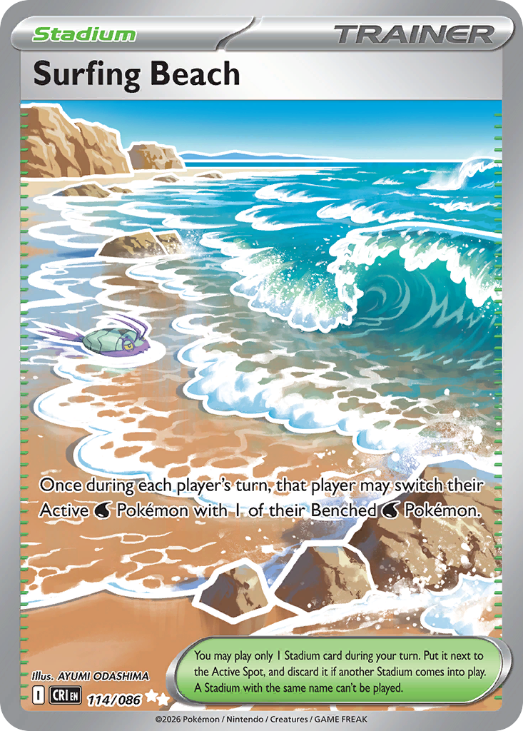 Surfing Beach 114/86 Chaos Rising