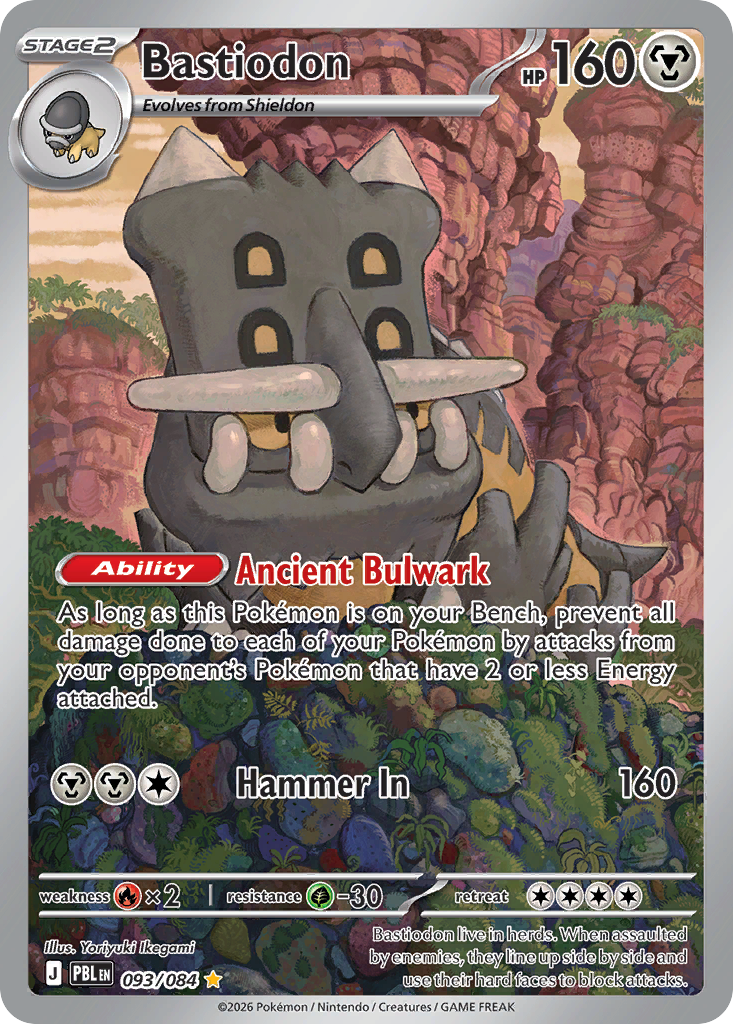 Bastiodon 93/84 Pitch Black