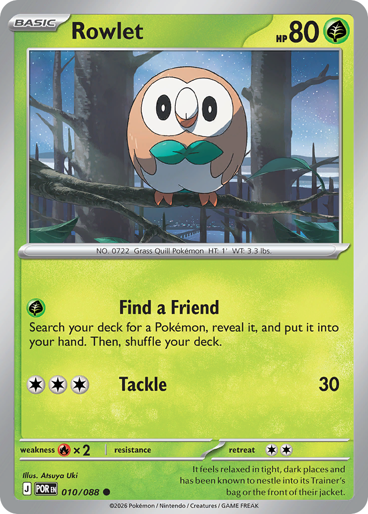 Rowlet 10/88 Perfect Order