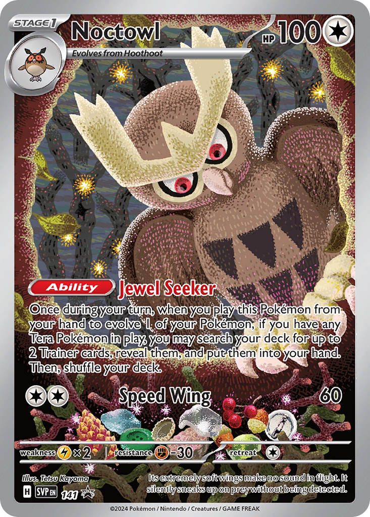 Noctowl SVP 141/150 Scarlet & Violet Black Star Promos