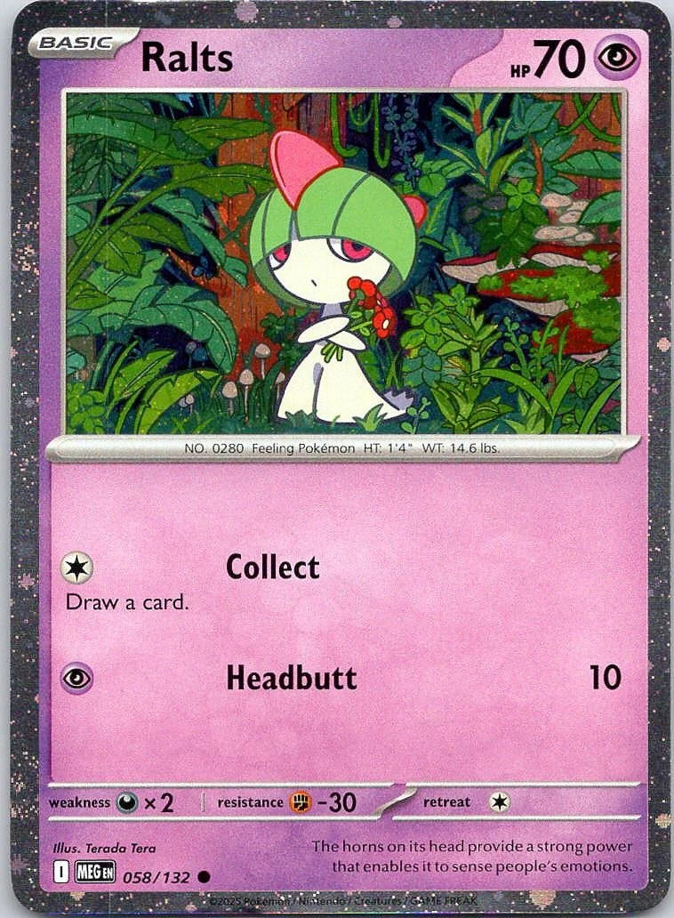 Ralts 58/132 Mega Evolution
