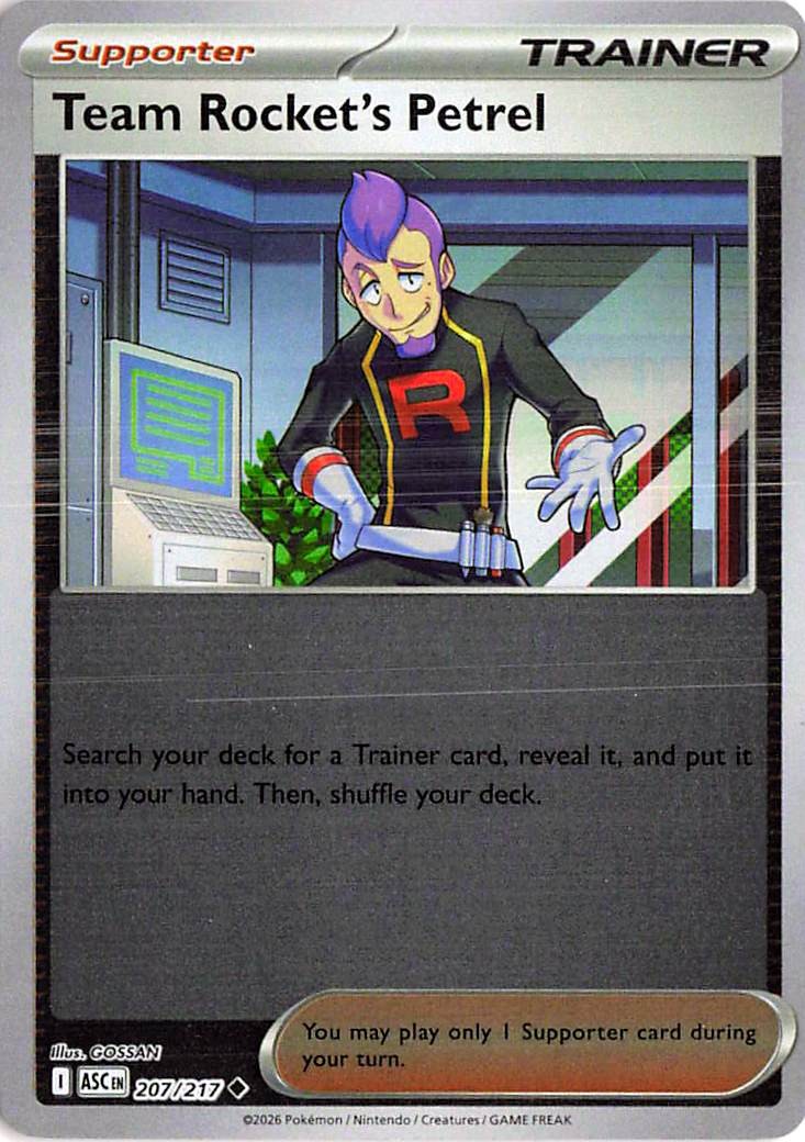 Team Rocket's Petrel 207/217 Ascended Heroes
