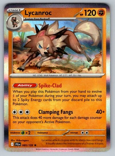 Lycanroc 85/159 Journey Together