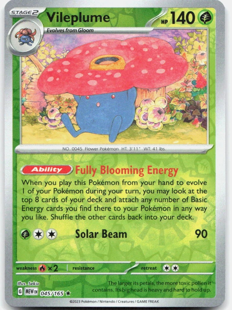Vileplume 45/165 151
