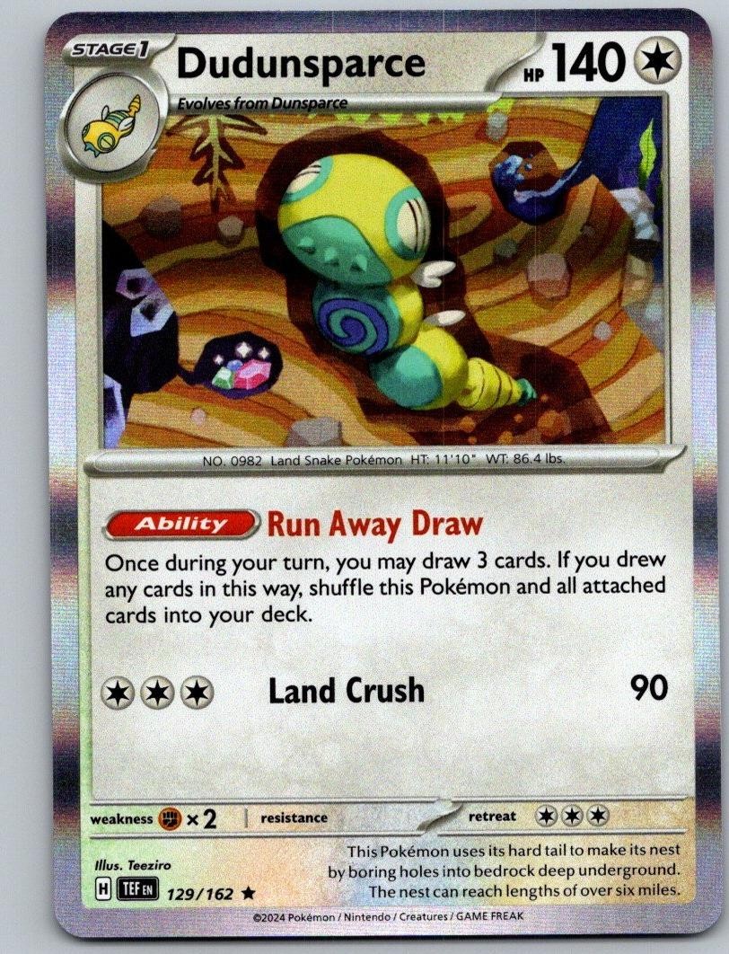 Dudunsparce 129/162 Temporal Forces