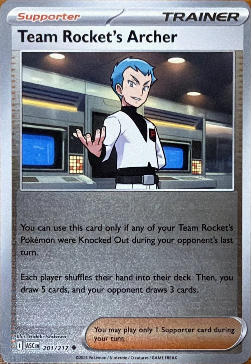 Team Rocket's Archer 201/217 Ascended Heroes