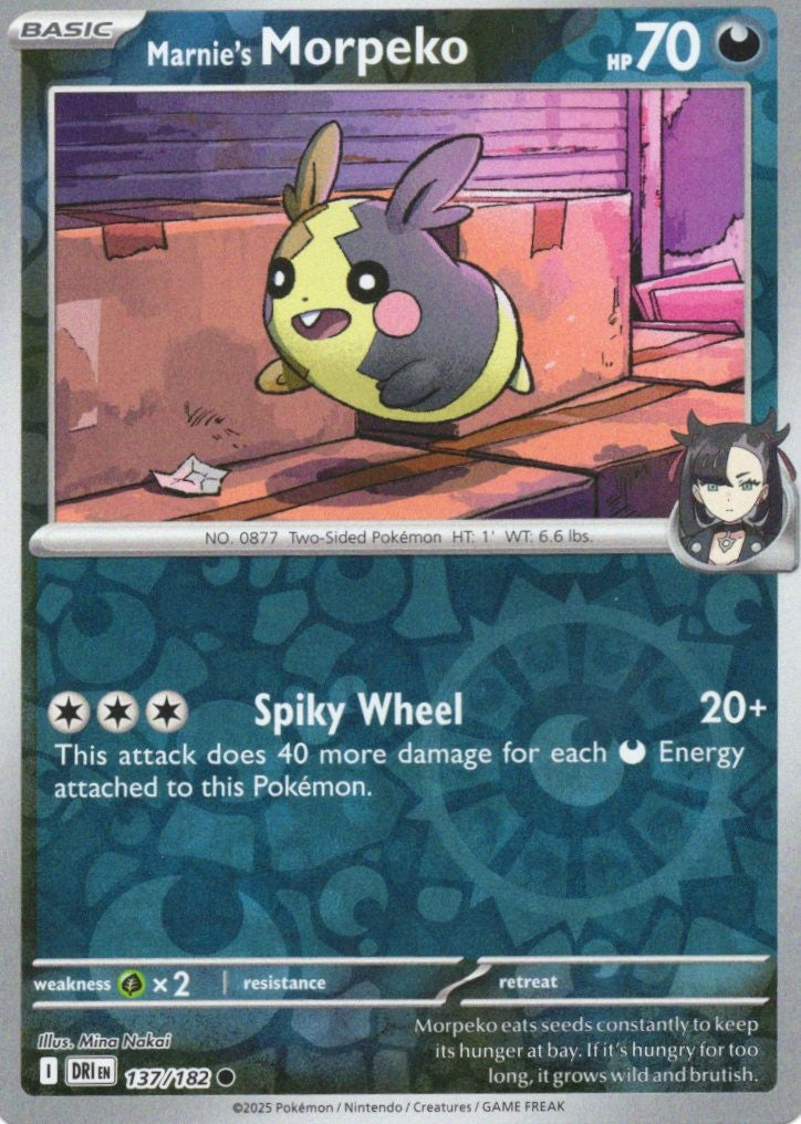 Marnie's Morpeko 137/182 Destined Rivals