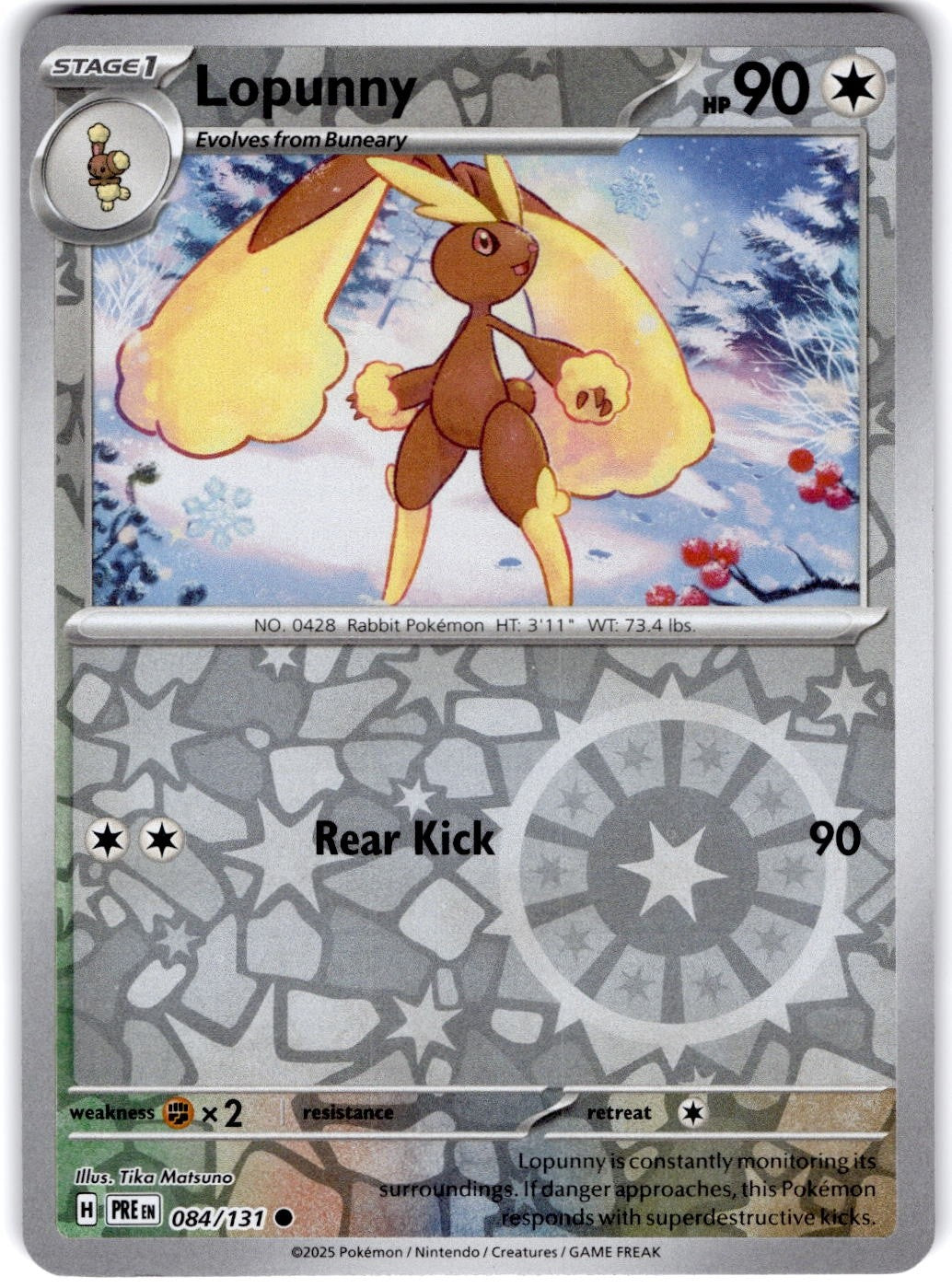 Lopunny 84/131 Prismatic Evolutions