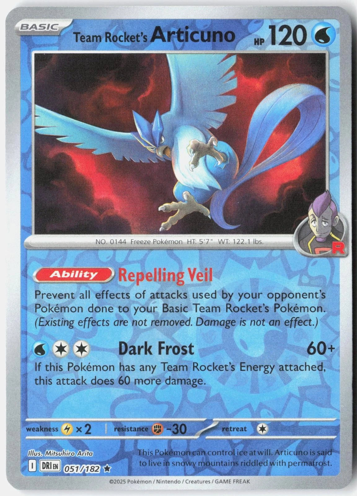 Team Rocket's Articuno 51/182 Destined Rivals