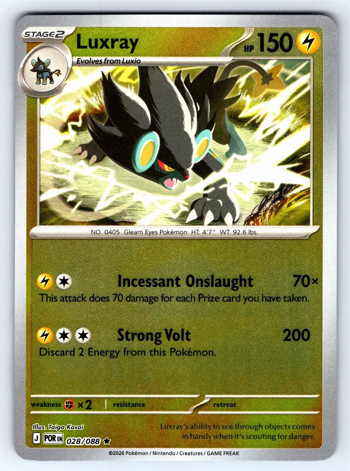 Luxray 28/88 Perfect Order