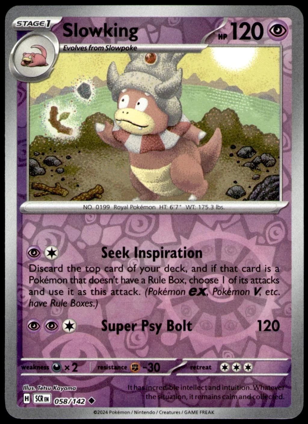 Slowking 58/142 Stellar Crown