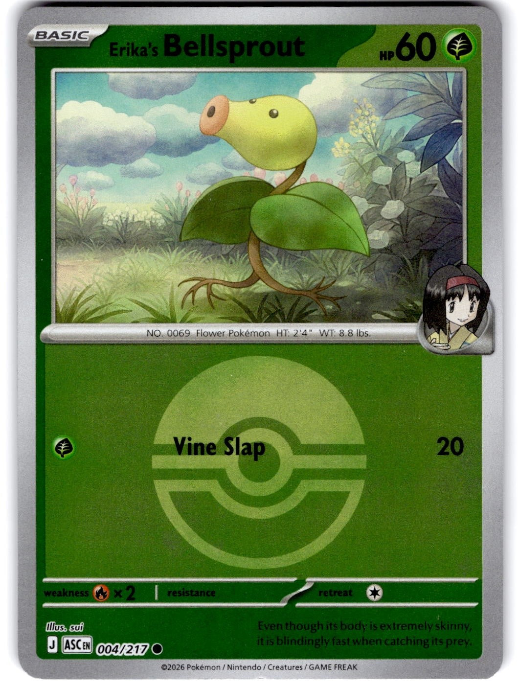 Erika's Bellsprout 4/217 Ascended Heroes