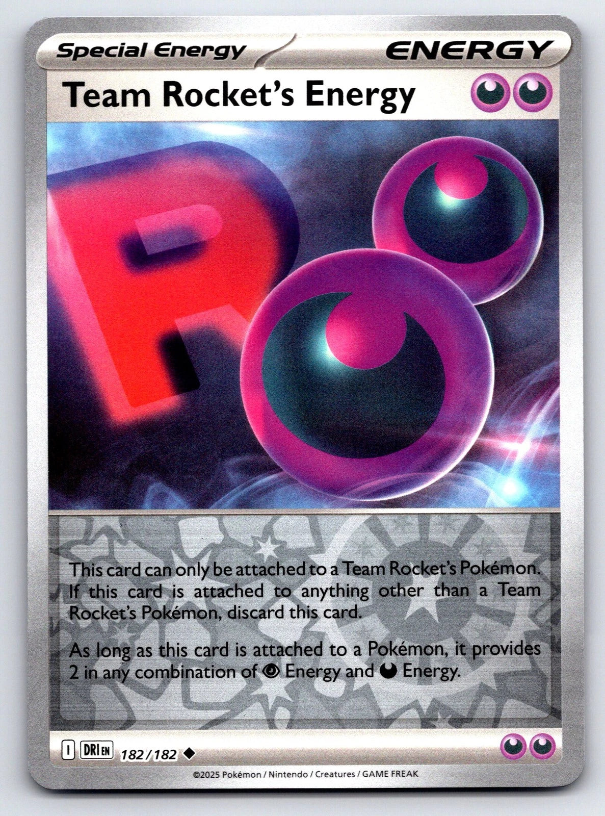 Team Rocket's Energy 182/182 Destined Rivals