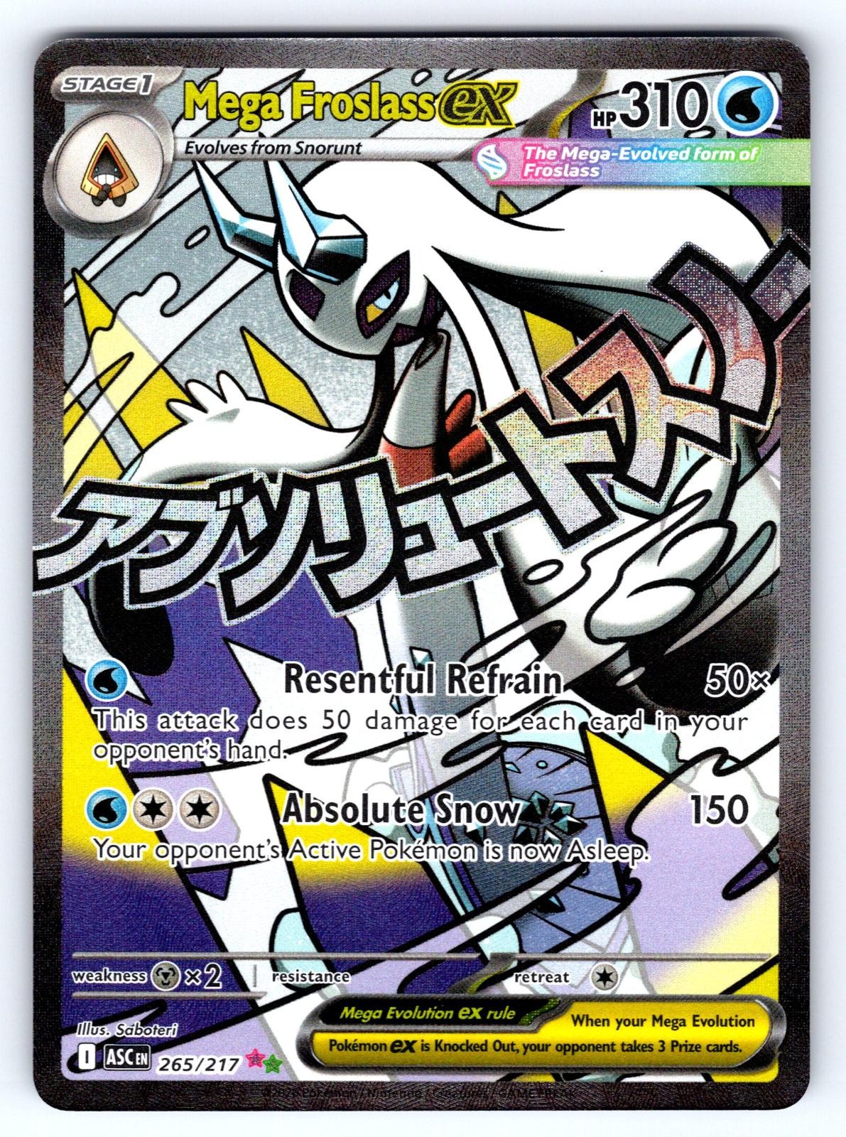 Mega Froslass ex 265/217 Ascended Heroes