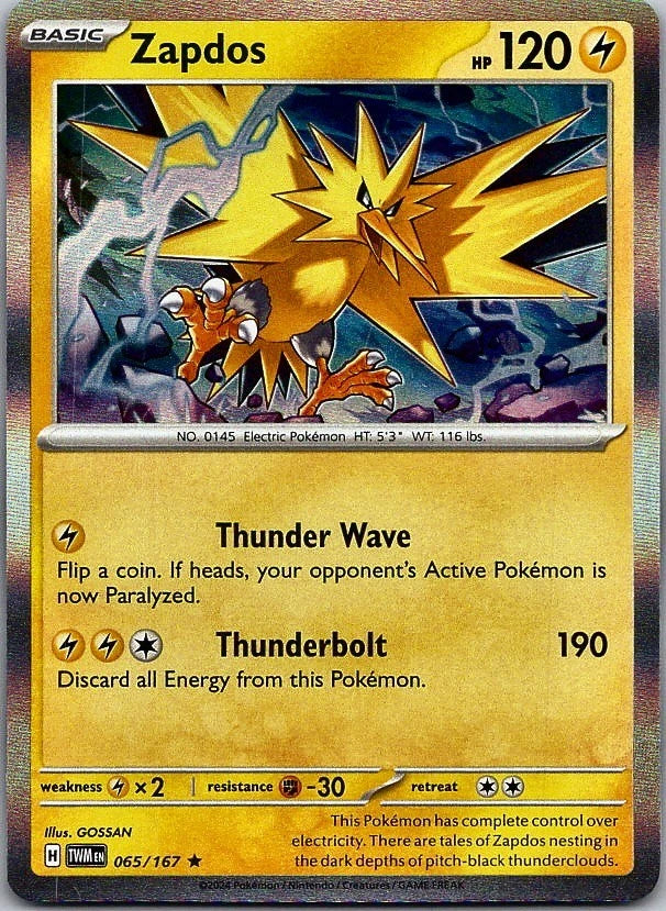 Zapdos 65/167 Twilight Masquerade