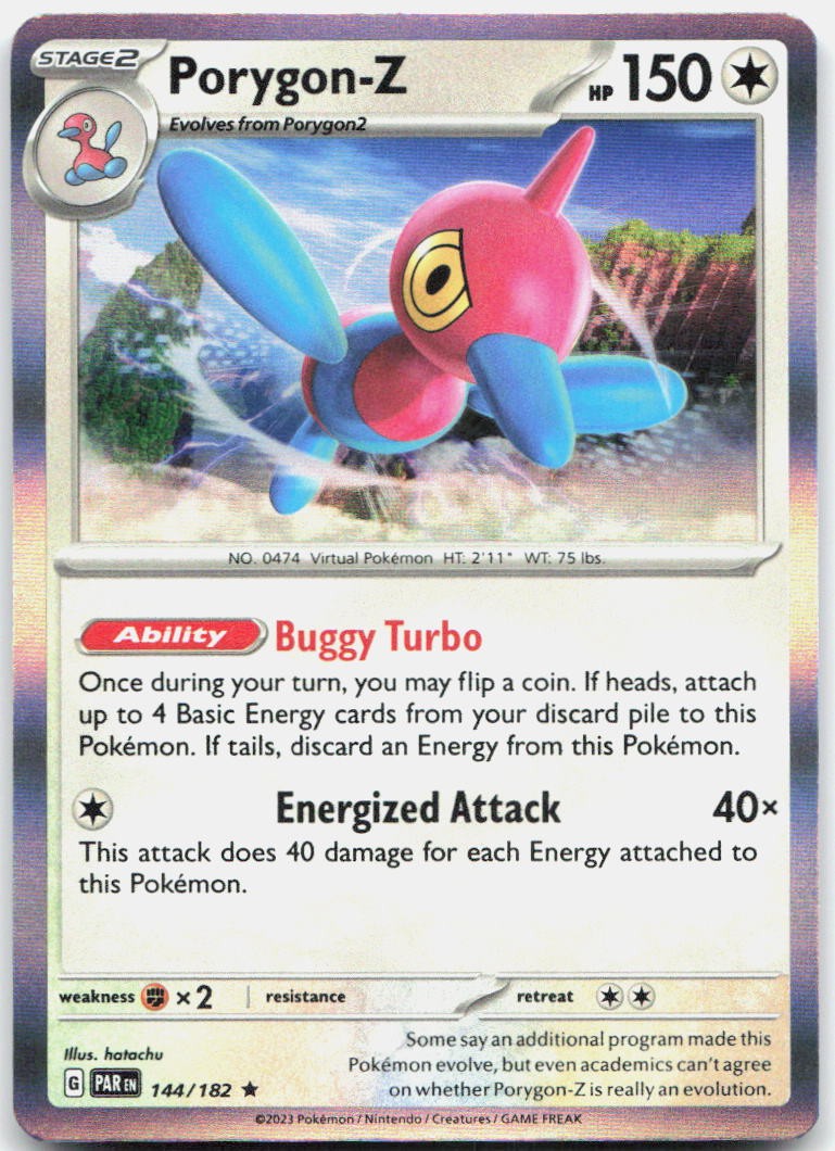 Porygon-Z 144/182 Paradox Rift