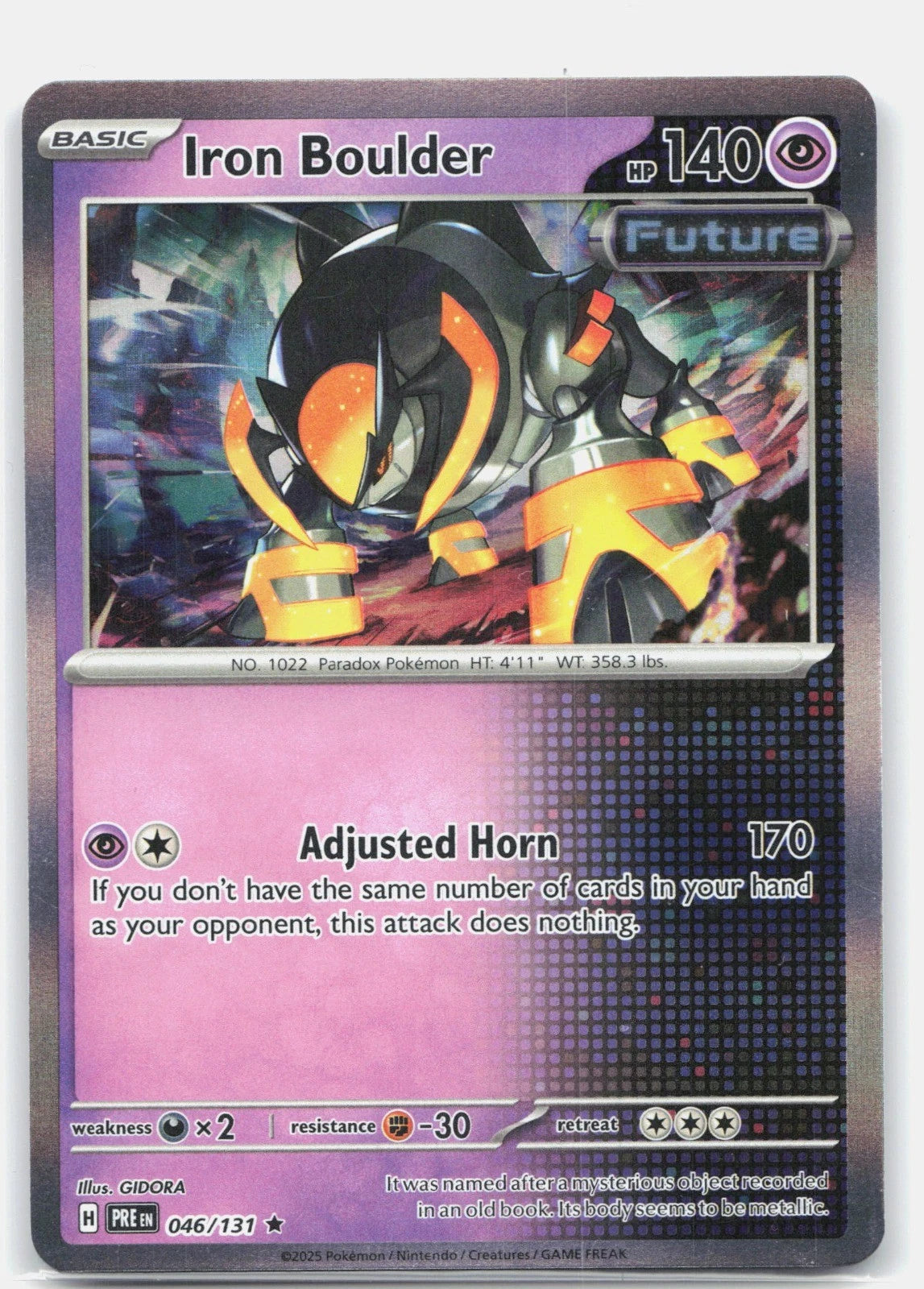 Iron Boulder 46/131 Prismatic Evolutions