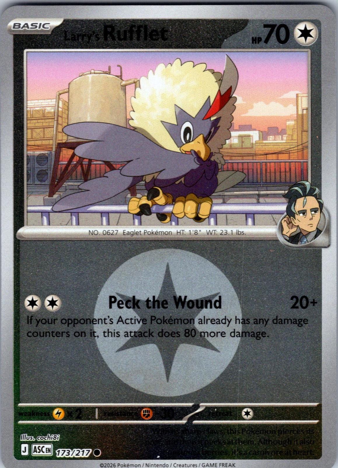Larry's Rufflet 173/217 Ascended Heroes