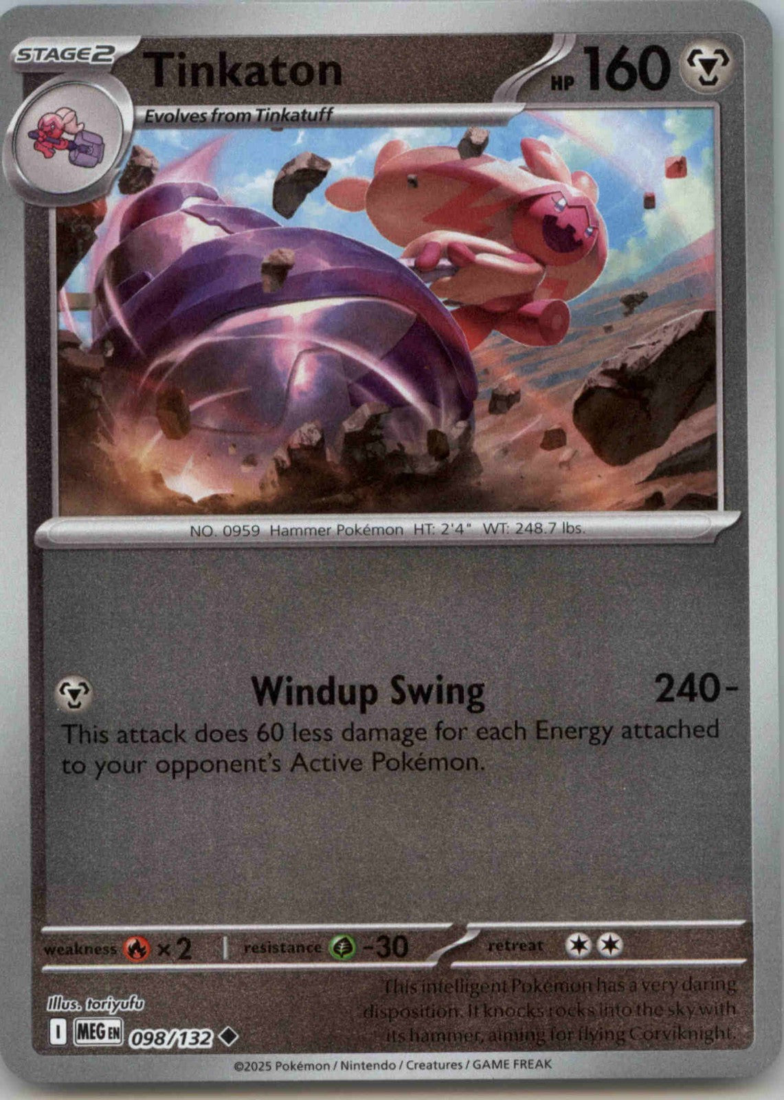 Tinkaton 98/132 Mega Evolution