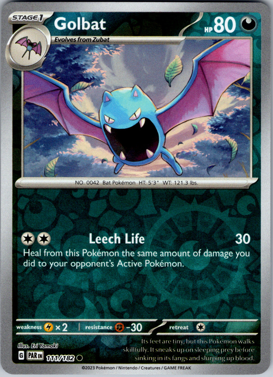 Golbat 111/182 Paradox Rift