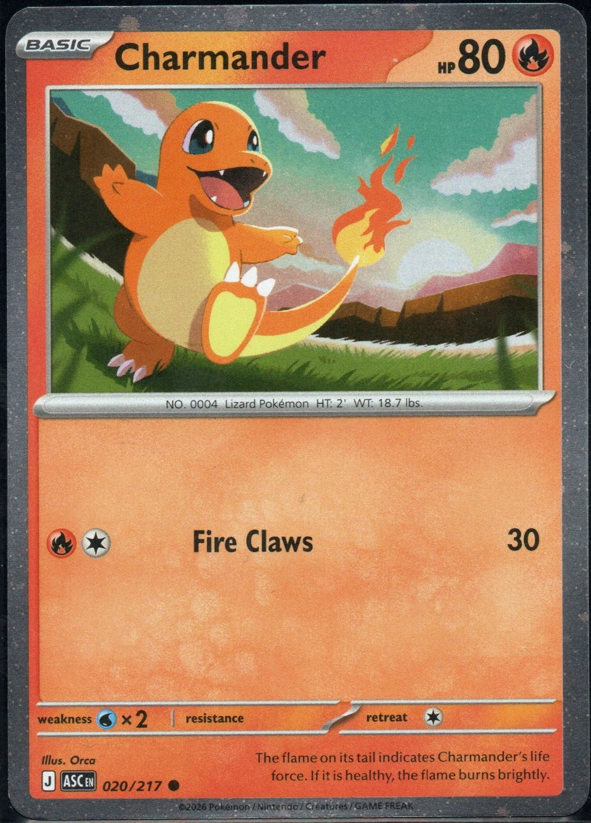 Charmander 20/217 Ascended Heroes