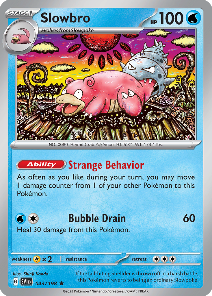 Slowbro 43/198 Scarlet & Violet