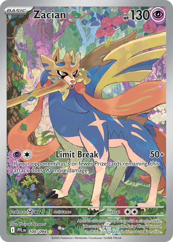 Zacian 100/94 Phantasmal Flames