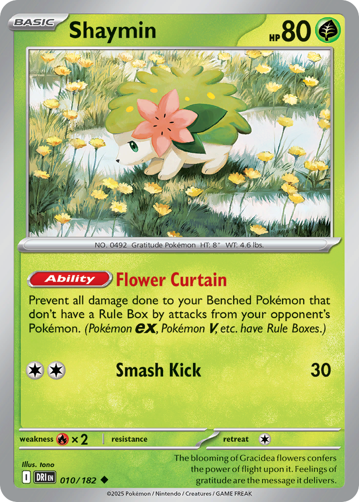 Shaymin 10/182 Destined Rivals