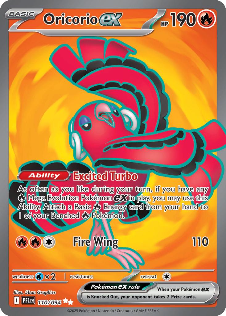 Oricorio ex 110/94 Phantasmal Flames