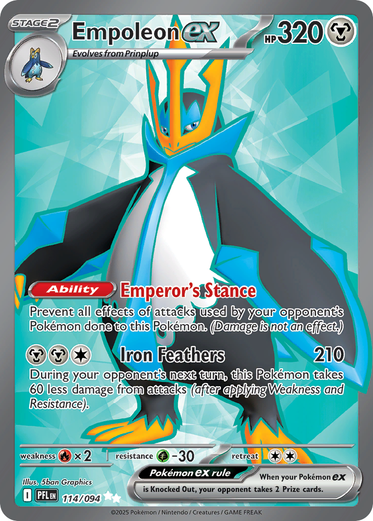 Empoleon ex 114/94 Phantasmal Flames