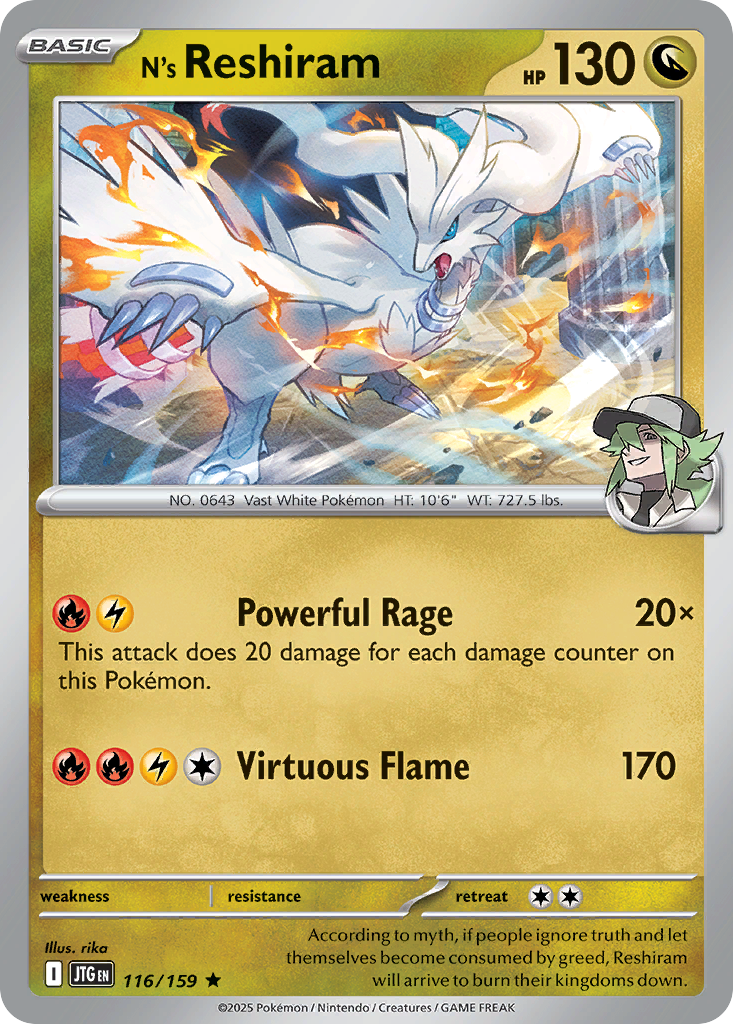 N's Reshiram 116/159 Journey Together