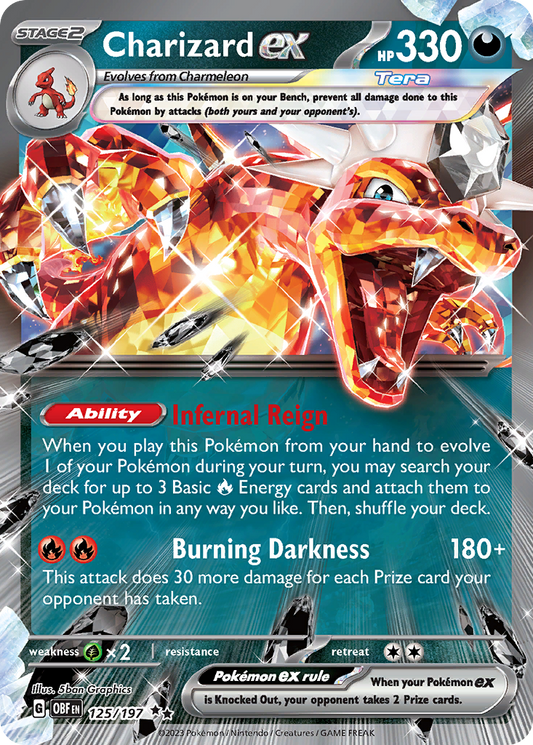 Charizard ex 125/197 Obsidian Flames