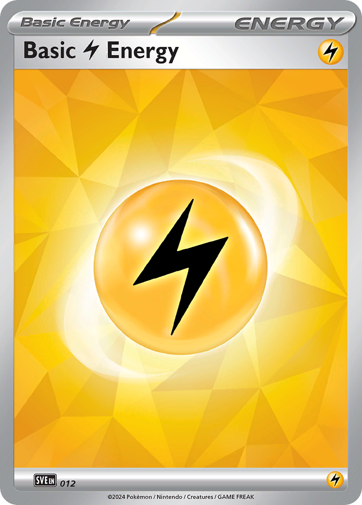 Basic Lightning Energy 12/16 Scarlet & Violet Energies