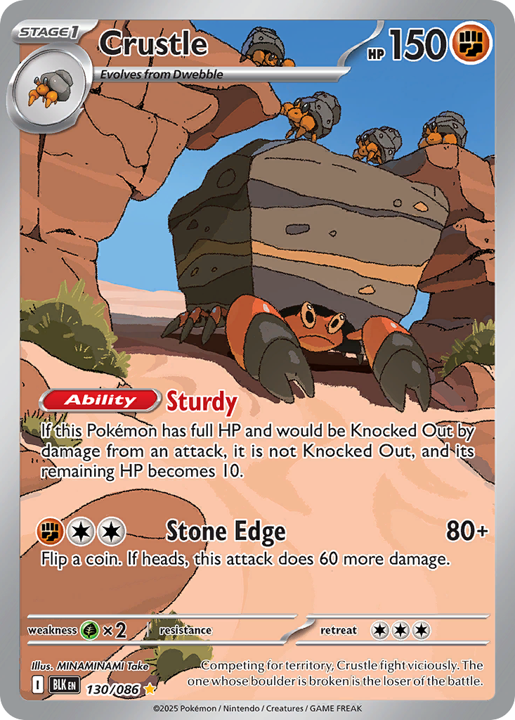 Crustle 130/86 Black Bolt